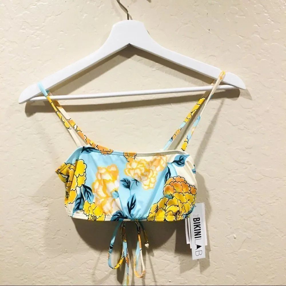 The Bikini Lab Spanish Bloom Bikini Top Floral - Picture 2 of 6